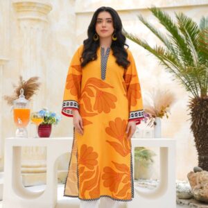 Mustard Yellow Floral Printed Kurta – Bold & Breezy Everyday Style